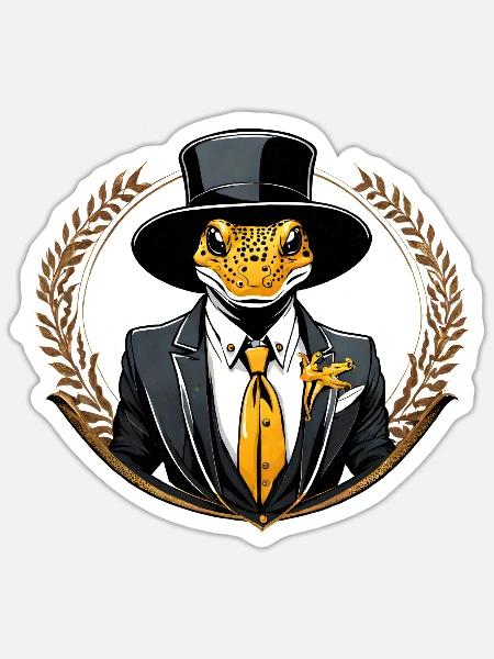 - Sticker - white matte