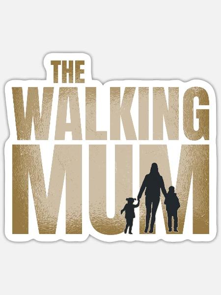 Zombie Apocalypse Mom - Sticker - white matte