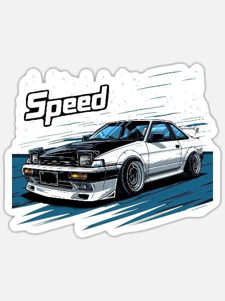 - Sticker - white matte
