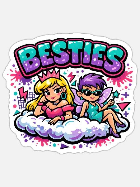 - Sticker - white matte