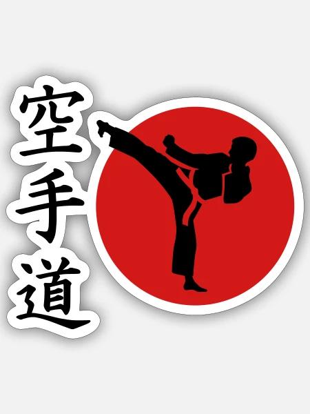 Karate - Sticker - white matte