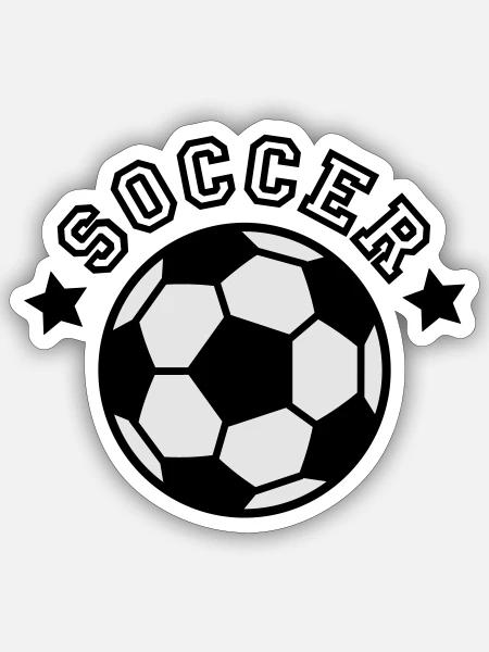 2541614 15552610 soccer - Sticker - white matte