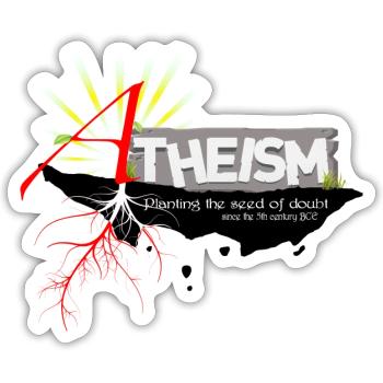 Atheism Seed - Sticker - white matte - Front