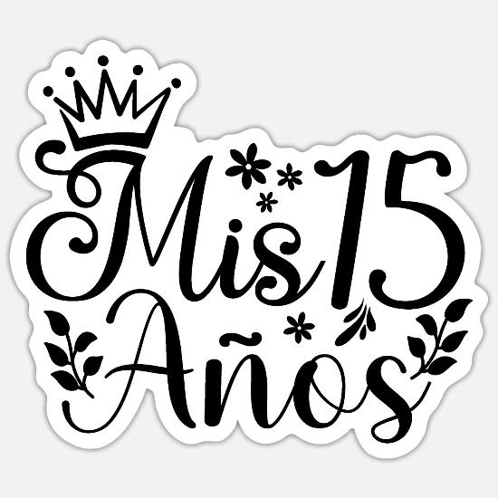 Quince Anos Logo Mis Xv Años Logo Vector Rosa : Ilustración De