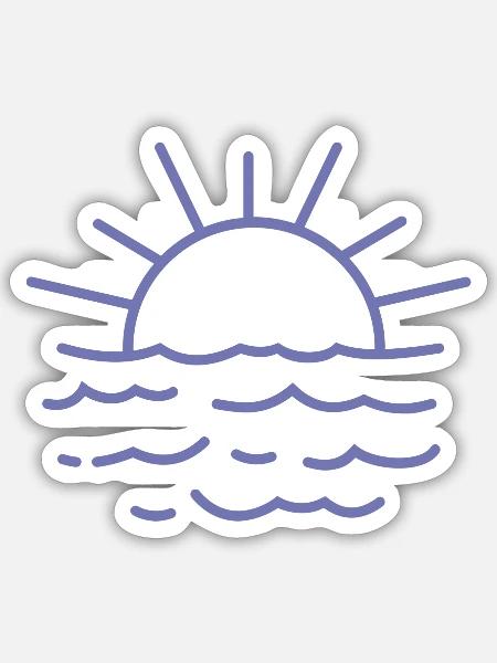 Here Comes The Sun - Sticker - white matte