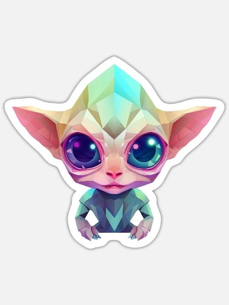 - Sticker - white matte