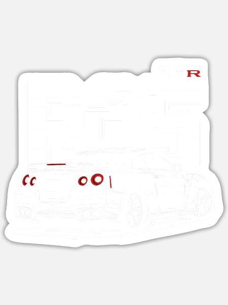  - Sticker - white matte
