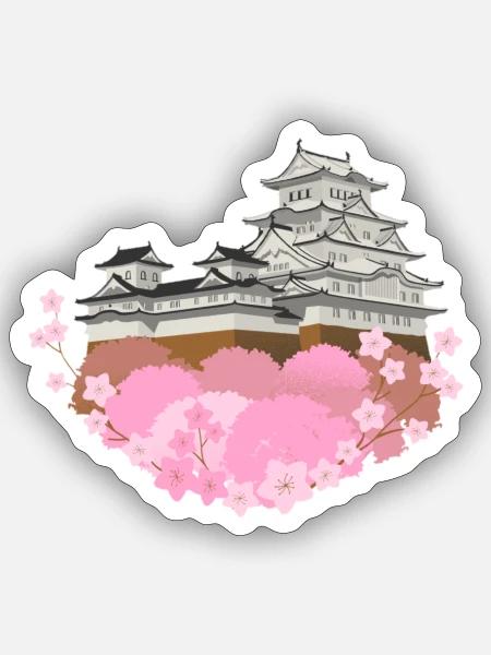 Cherry Blossom - Sticker - white matte