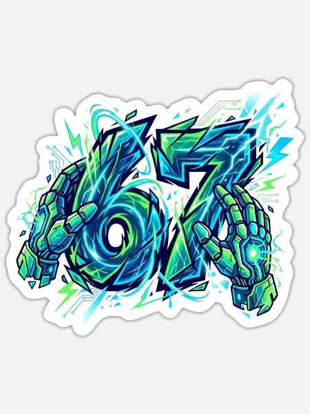 - Sticker - white matte