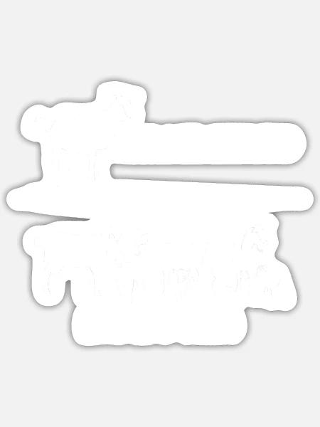 Goat Lover Farming Nature Animals Funny Sarcastic - Sticker - white matte