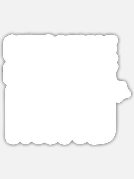 Quiet people have the loudest minds green - Sticker - white matte