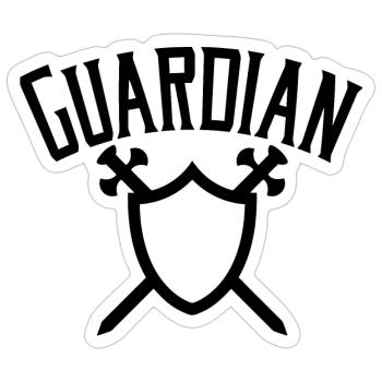 Everquest II Guardian - Sticker - white matte - Front