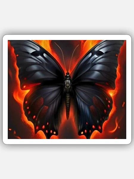 - Sticker - white matte