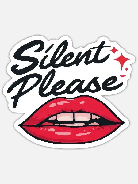  - Sticker - white matte