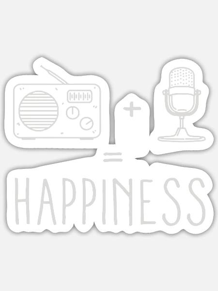  - Sticker - white matte