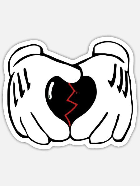 - Sticker - white matte