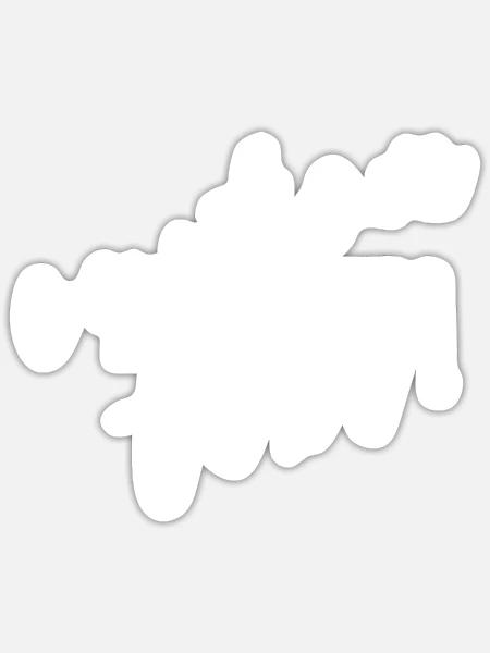 Custom, Custom text, Personalized, Personalized - Sticker - white matte