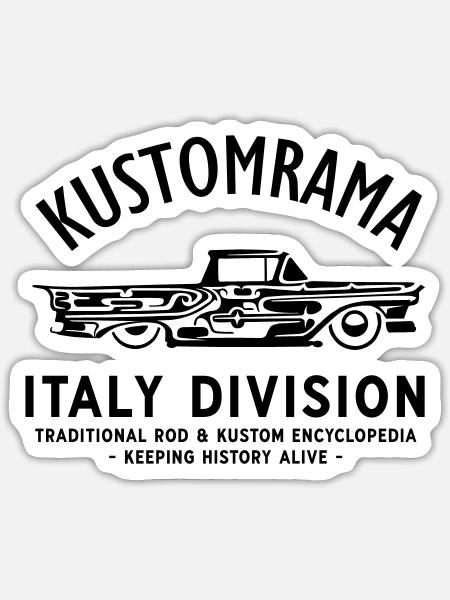 Italy Division - Sticker - white matte