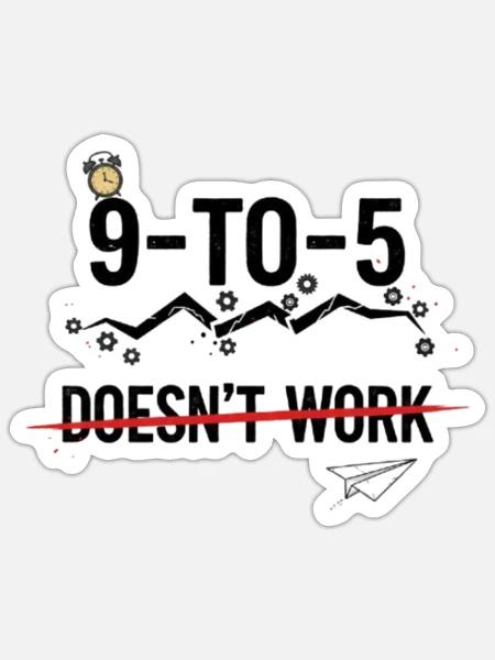 - Sticker - white matte