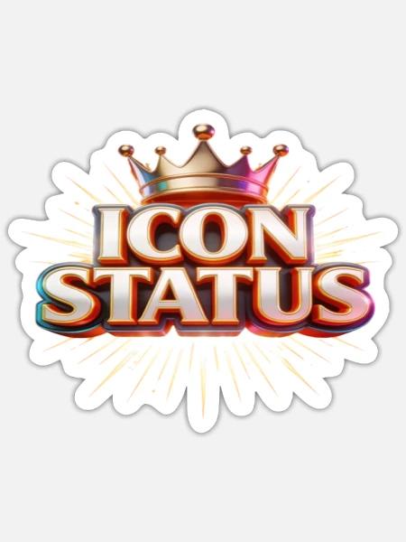 Icon Status - Sticker - white matte