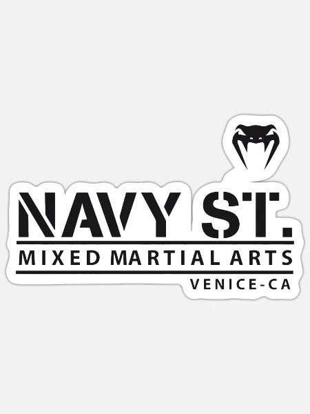 NAVY STREET - Sticker - white matte