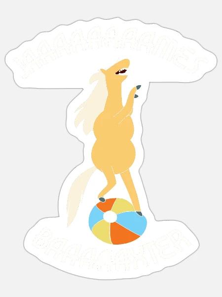 horse circus - Sticker - white matte