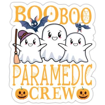 Paramedic Halloween Crew Paramedic - Sticker - white matte - Front