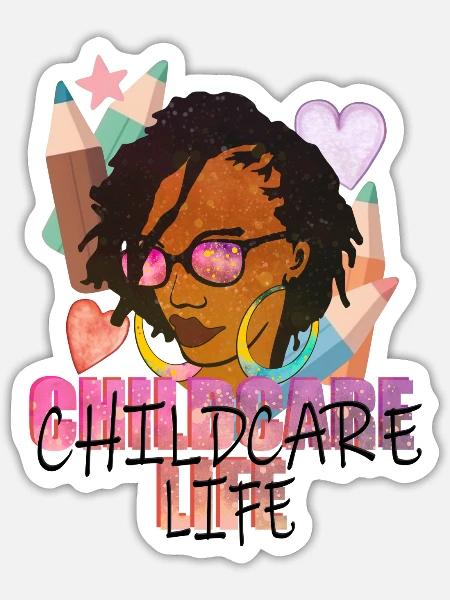 - Sticker - white matte