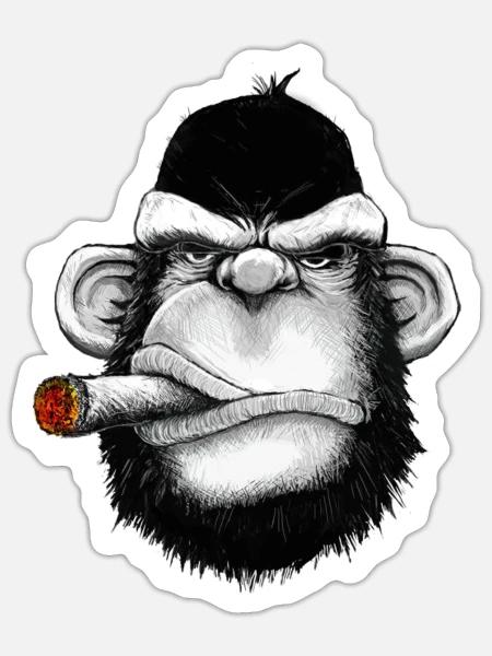 - Sticker - white matte