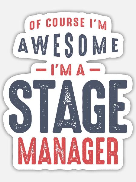 Stage Manager - Sticker - white matte