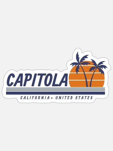 Capitola - Sticker - white matte