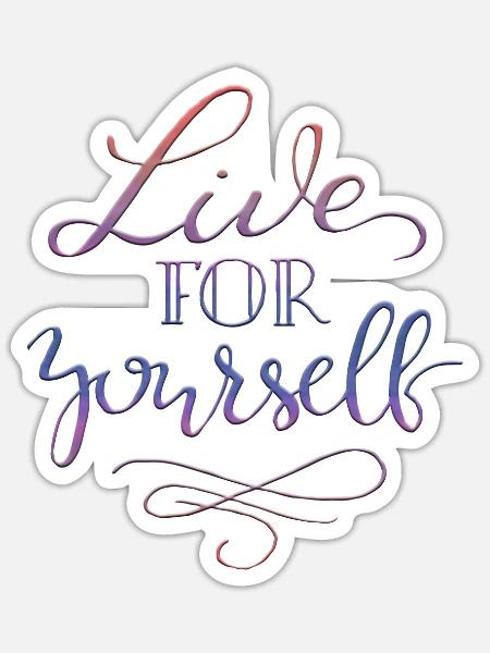 - Sticker - white matte