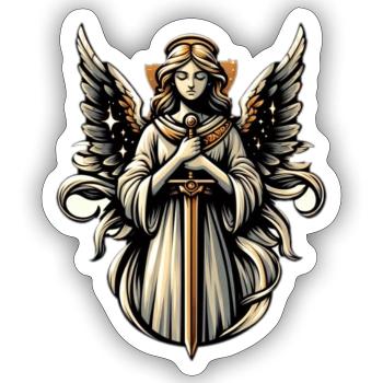 Guardian Angel - Sticker - white matte - Front