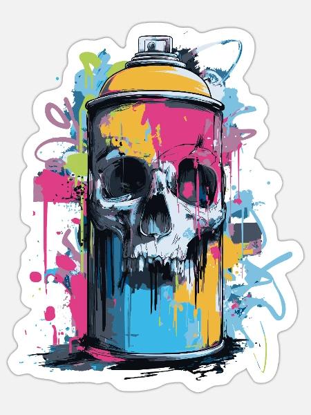 - Sticker - white matte