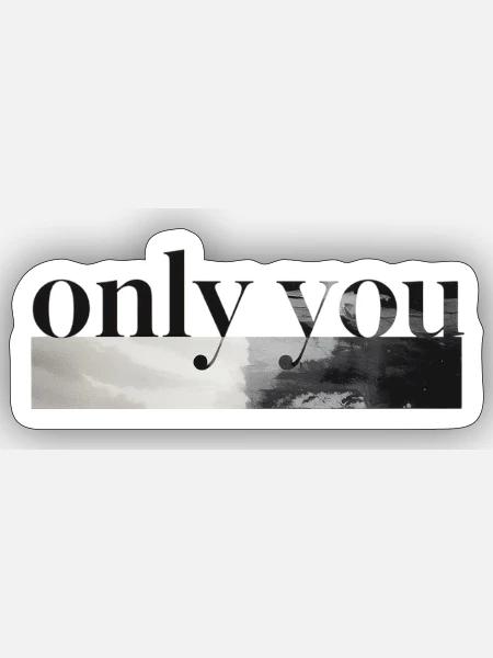 - Sticker - white matte