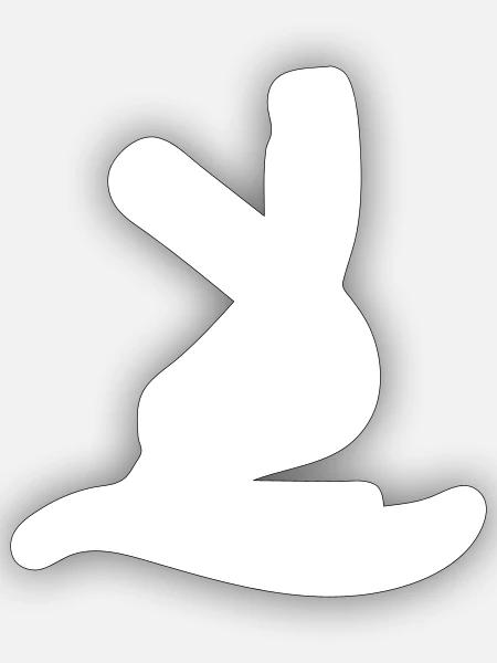 لا- NON- NO- عربية- Arabe - Sticker - white matte