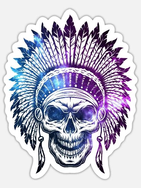 Indian Space - Sticker - white matte