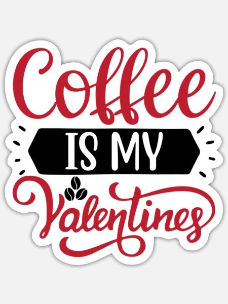Happy Valentine Day stickers100 - Sticker - white matte