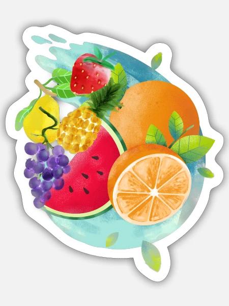 - Sticker - white matte