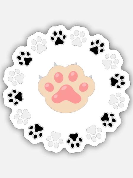 - Sticker - white matte