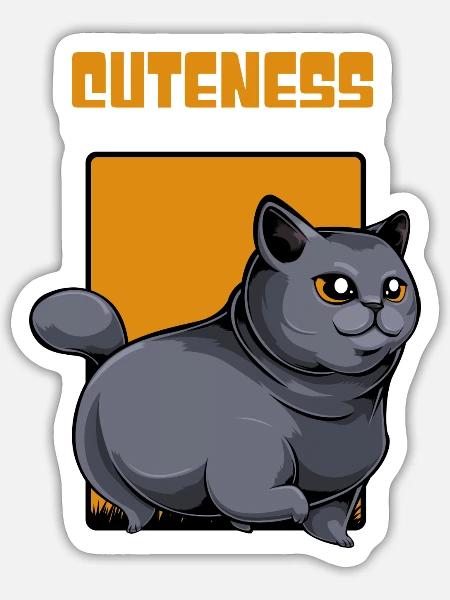 - Sticker - white matte