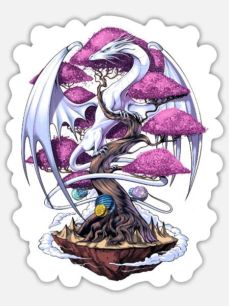 - Sticker - white matte