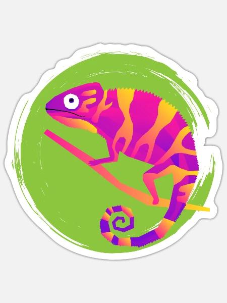 chaneleon1 - Sticker - white matte