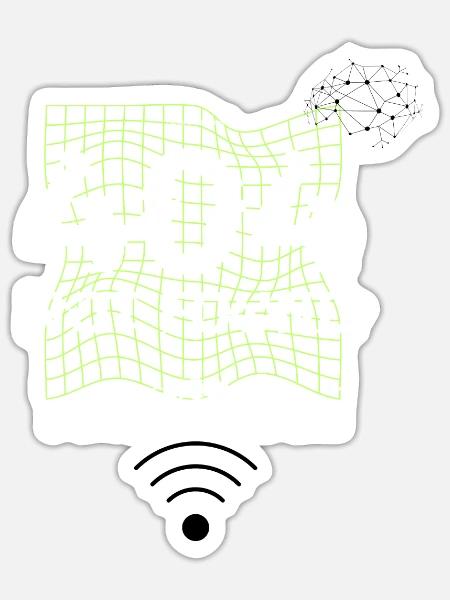- Sticker - white matte