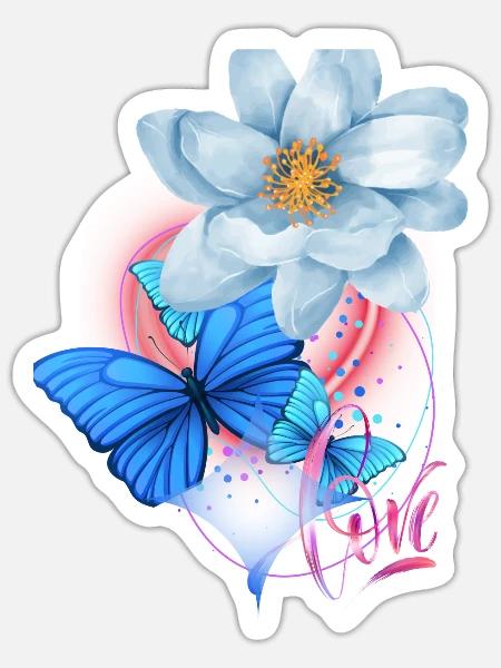 - Sticker - white matte