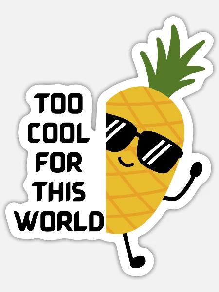 - Sticker - white matte