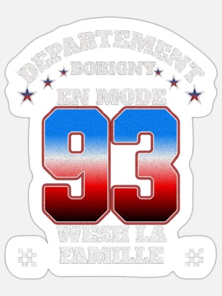 93 Vibes - Sticker - white matte
