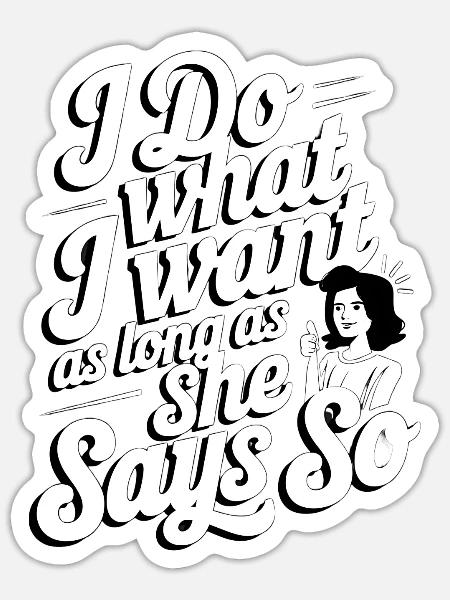- Sticker - white matte