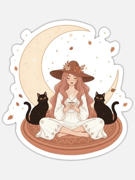 - Sticker - white matte