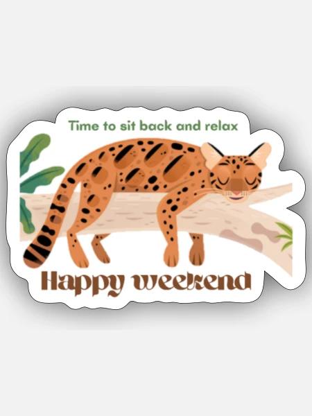 - Sticker - white matte